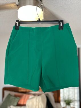 Rachel Zoe Emerald Green Tailored Bermuda Shorts